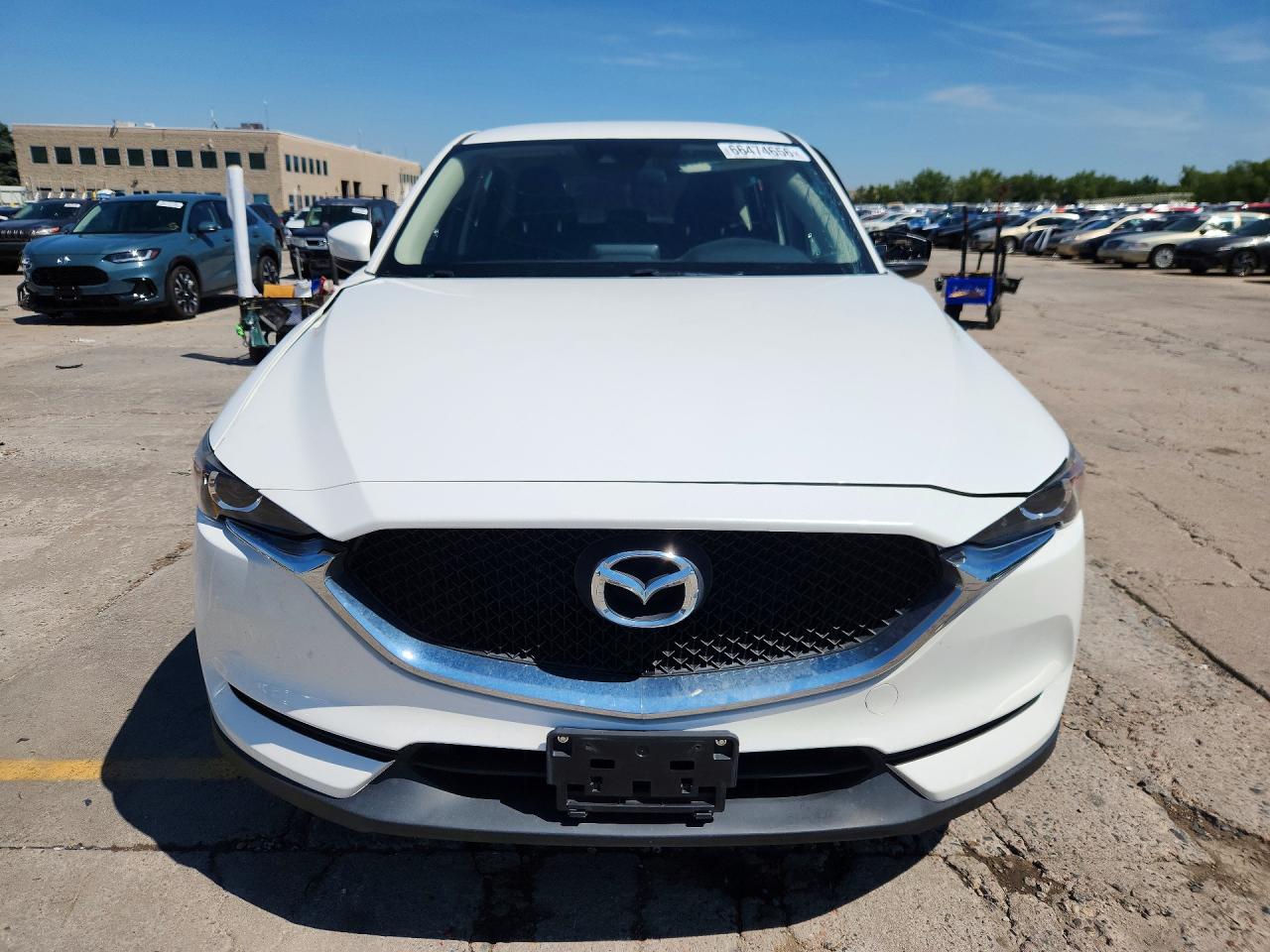 2017 Mazda Cx-5 Sport White vin: JM3KFABL6H0125429