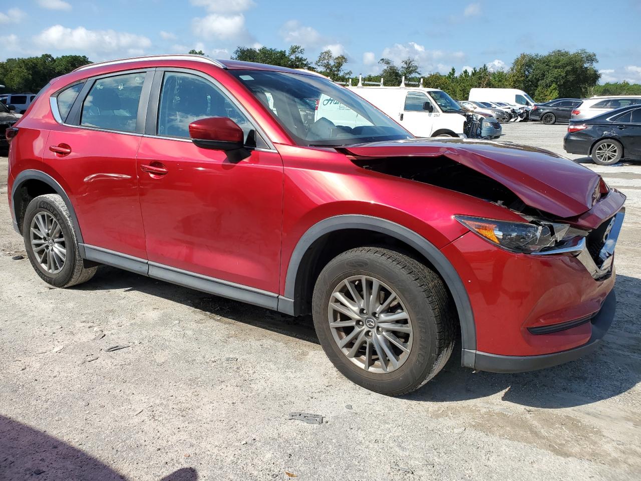 2017 Mazda Cx-5 Sport Red vin: JM3KFABL7H0143244