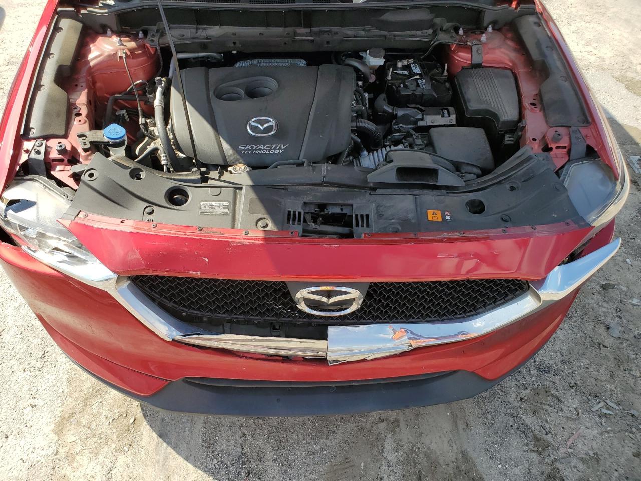 2017 Mazda Cx-5 Sport Red vin: JM3KFABL7H0143244