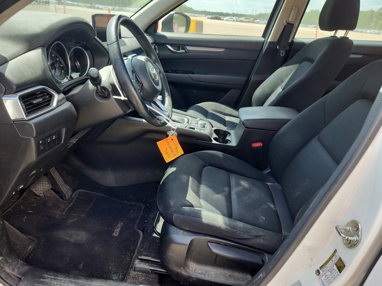 2021 Mazda Cx-5 Sport White vin: JM3KFABM1M0332331
