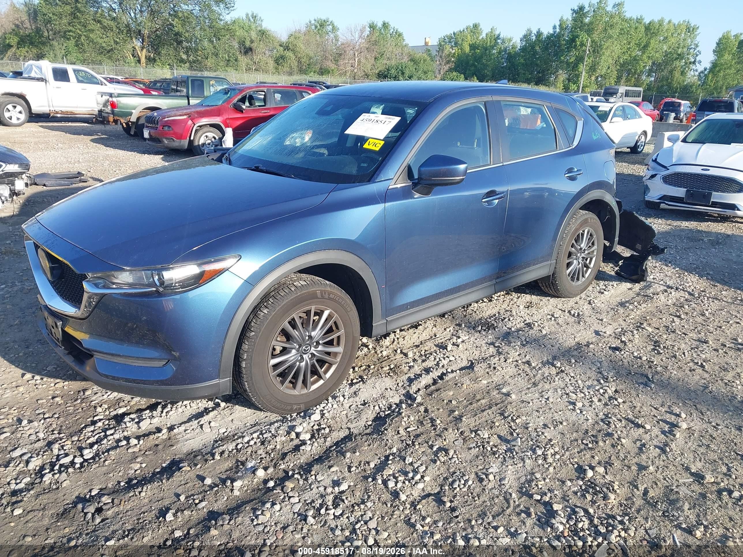 2020 Mazda Cx-5 Sport Синий vin: JM3KFABM3L1775556