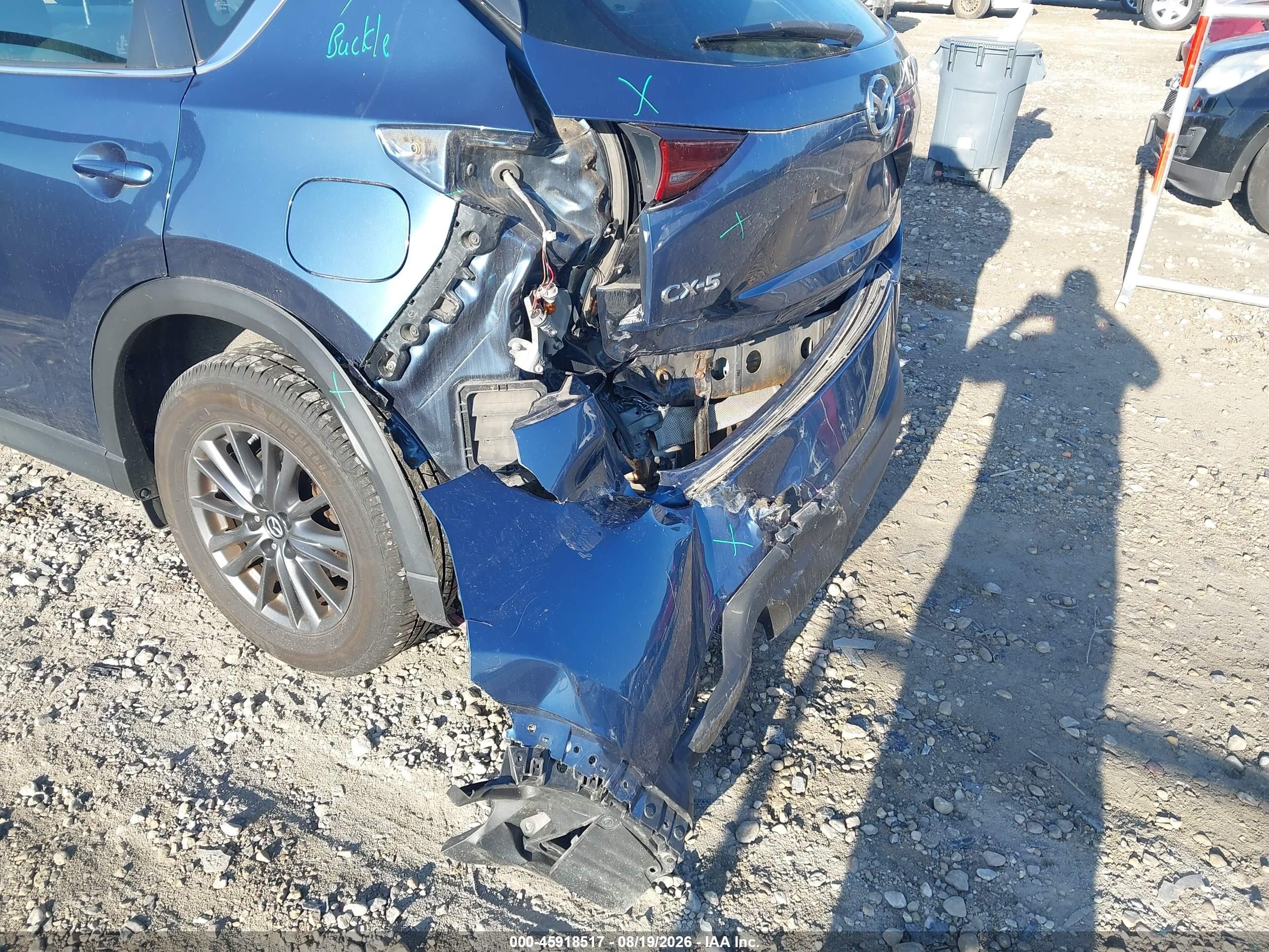 2020 Mazda Cx-5 Sport Синий vin: JM3KFABM3L1775556