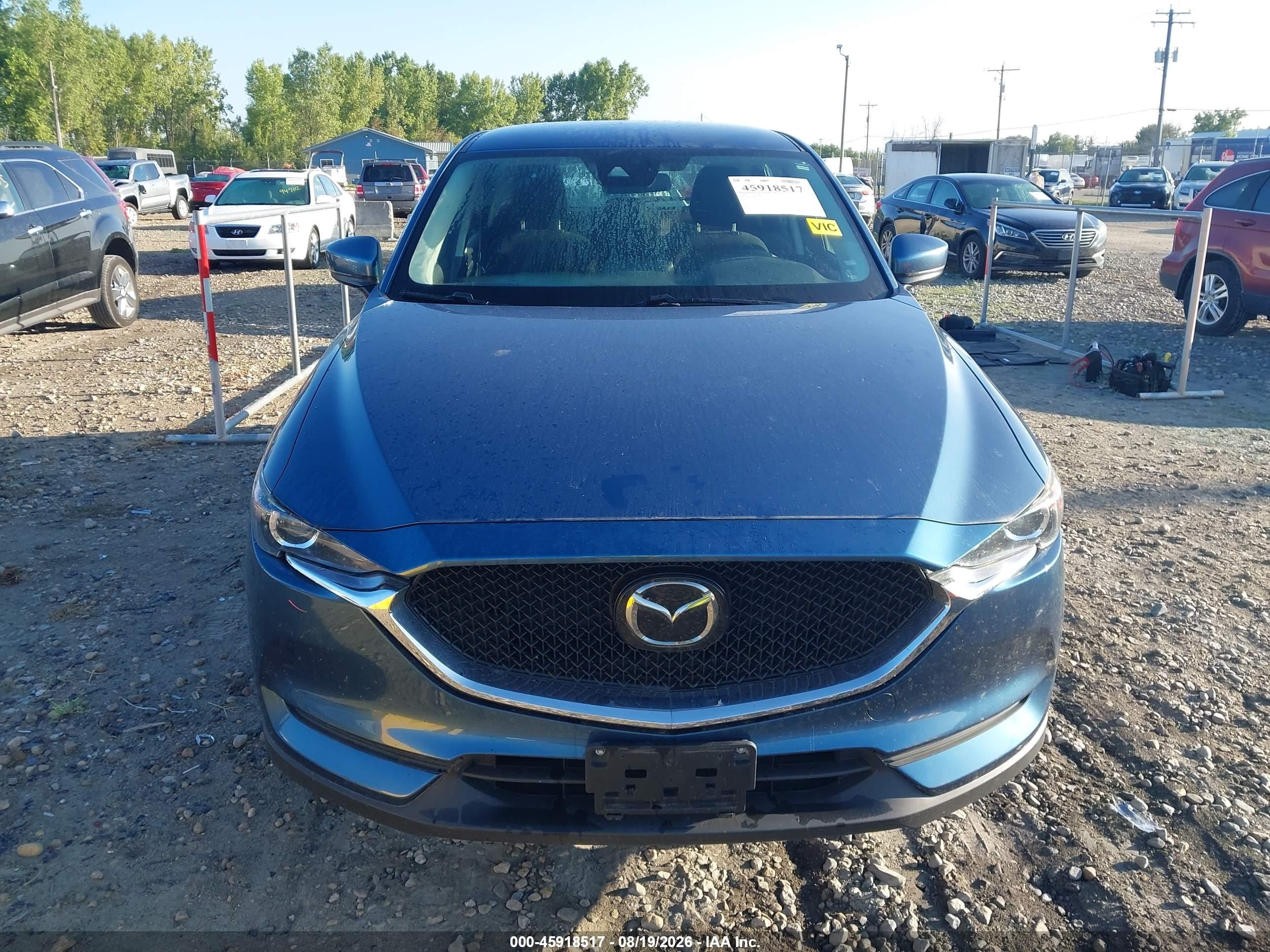 2020 Mazda Cx-5 Sport Синий vin: JM3KFABM3L1775556