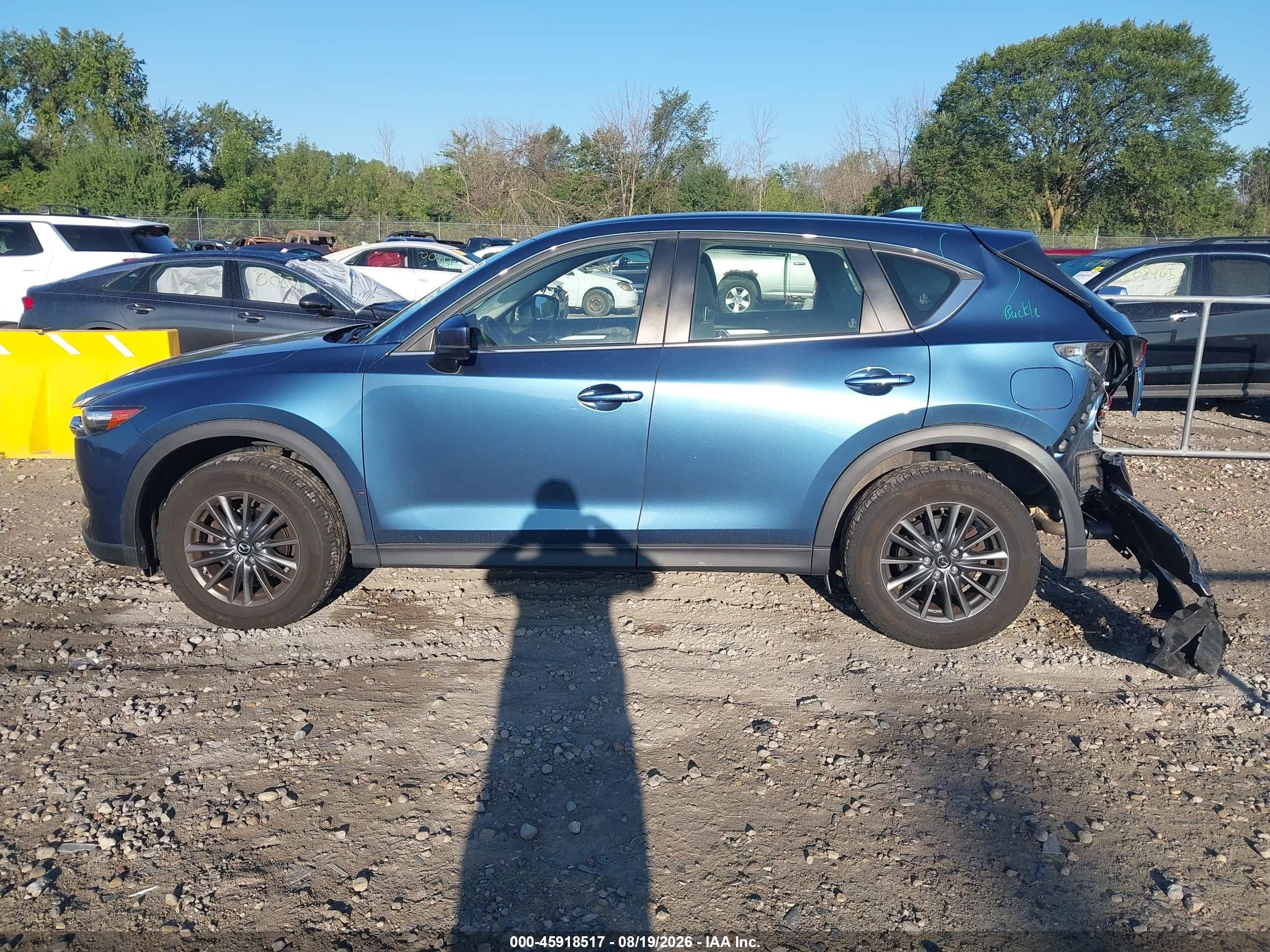2020 Mazda Cx-5 Sport Синий vin: JM3KFABM3L1775556