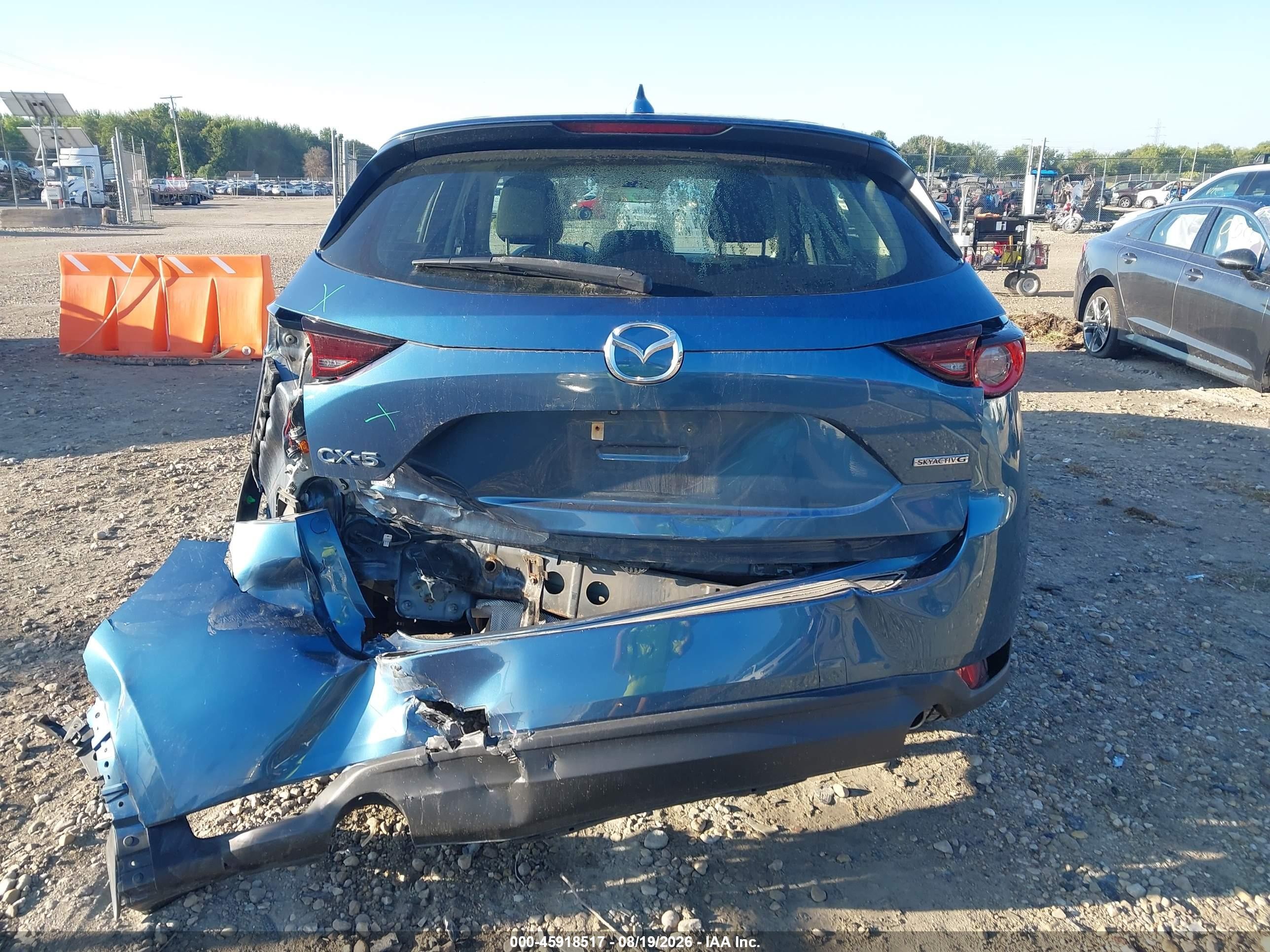 2020 Mazda Cx-5 Sport Синий vin: JM3KFABM3L1775556