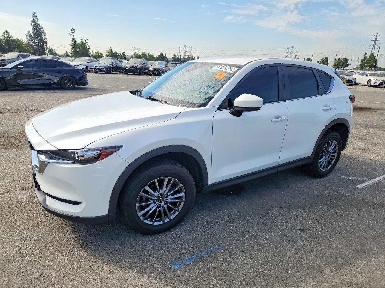 2018 Mazda Cx-5 Sport White vin: JM3KFABM5J1456253