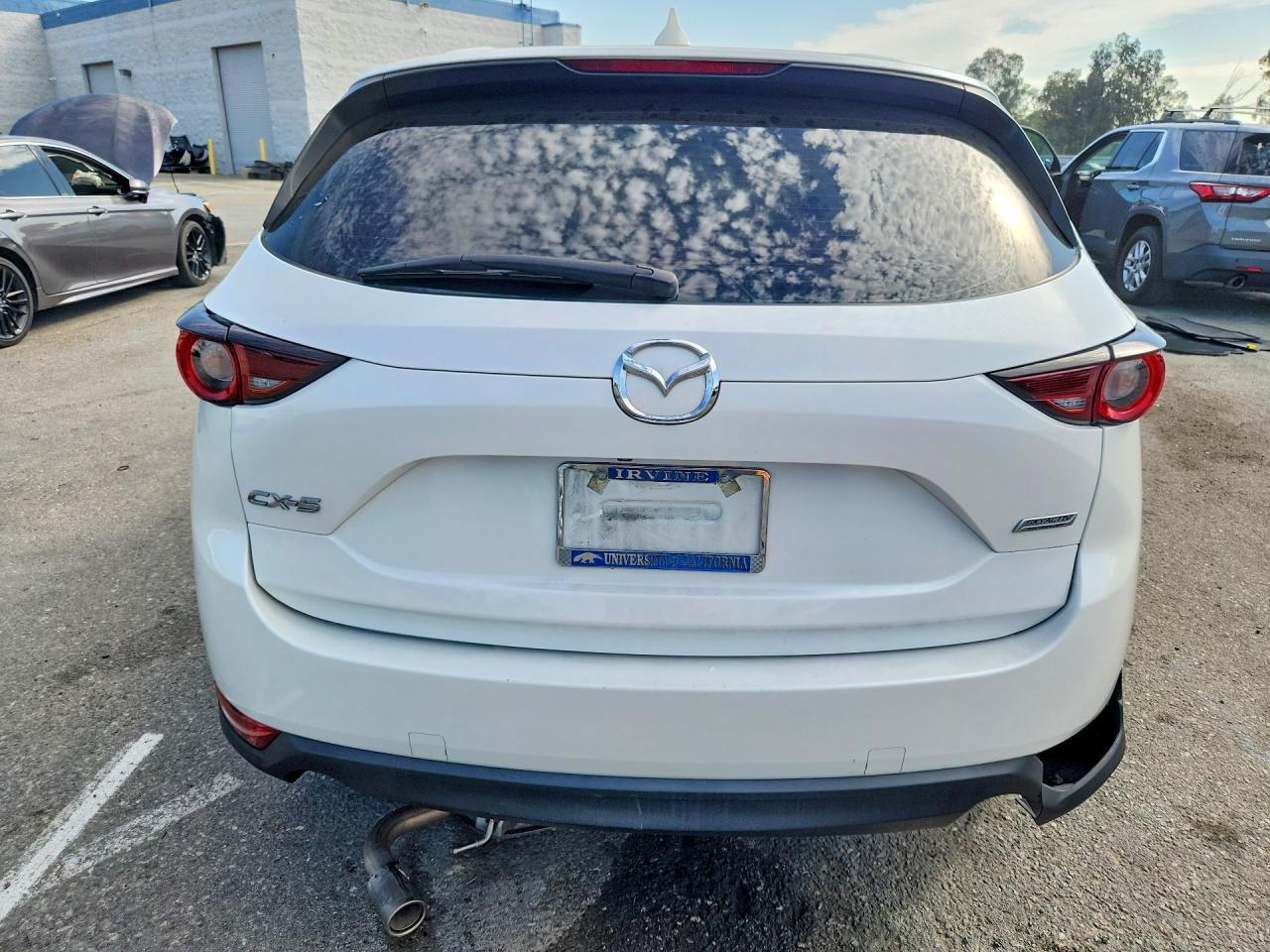 2018 Mazda Cx-5 Sport White vin: JM3KFABM5J1456253