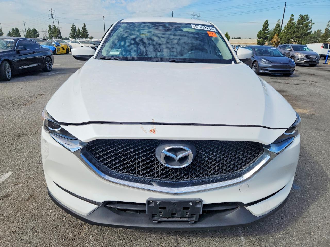 2018 Mazda Cx-5 Sport White vin: JM3KFABM5J1456253