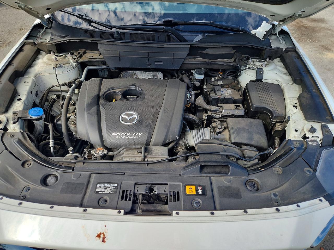 2018 Mazda Cx-5 Sport White vin: JM3KFABM5J1456253