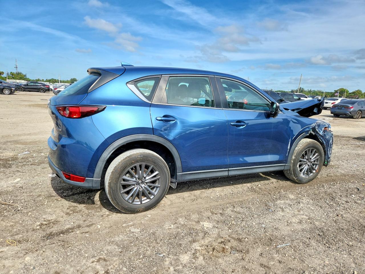 2021 Mazda Cx-5 Sport Blue vin: JM3KFABM9M1305033