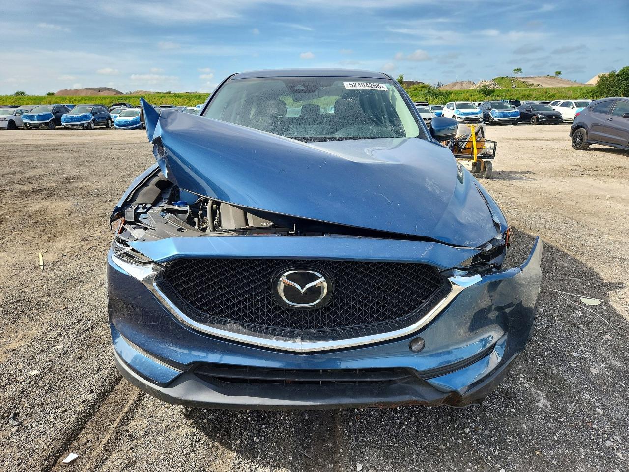 2021 Mazda Cx-5 Sport Blue vin: JM3KFABM9M1305033