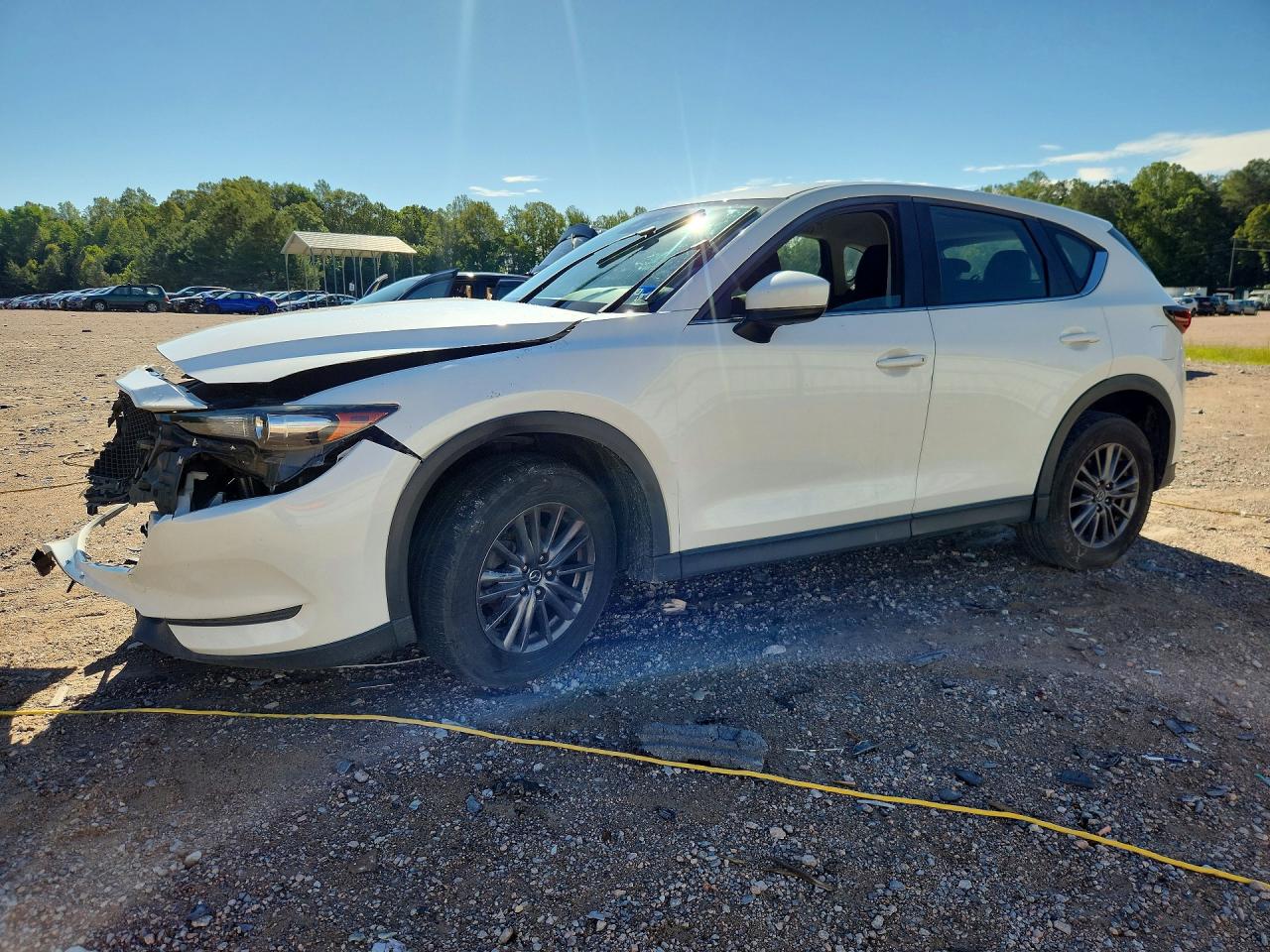 2019 Mazda Cx-5 Sport Белый vin: JM3KFABMXK0505695