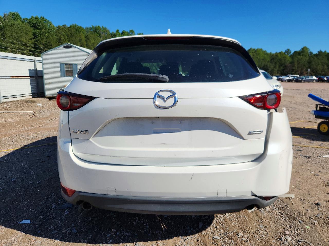 2019 Mazda Cx-5 Sport White vin: JM3KFABMXK0505695