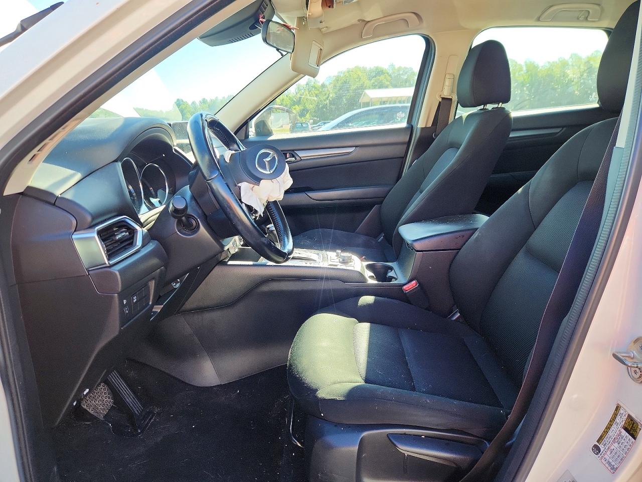 2019 Mazda Cx-5 Sport White vin: JM3KFABMXK0505695