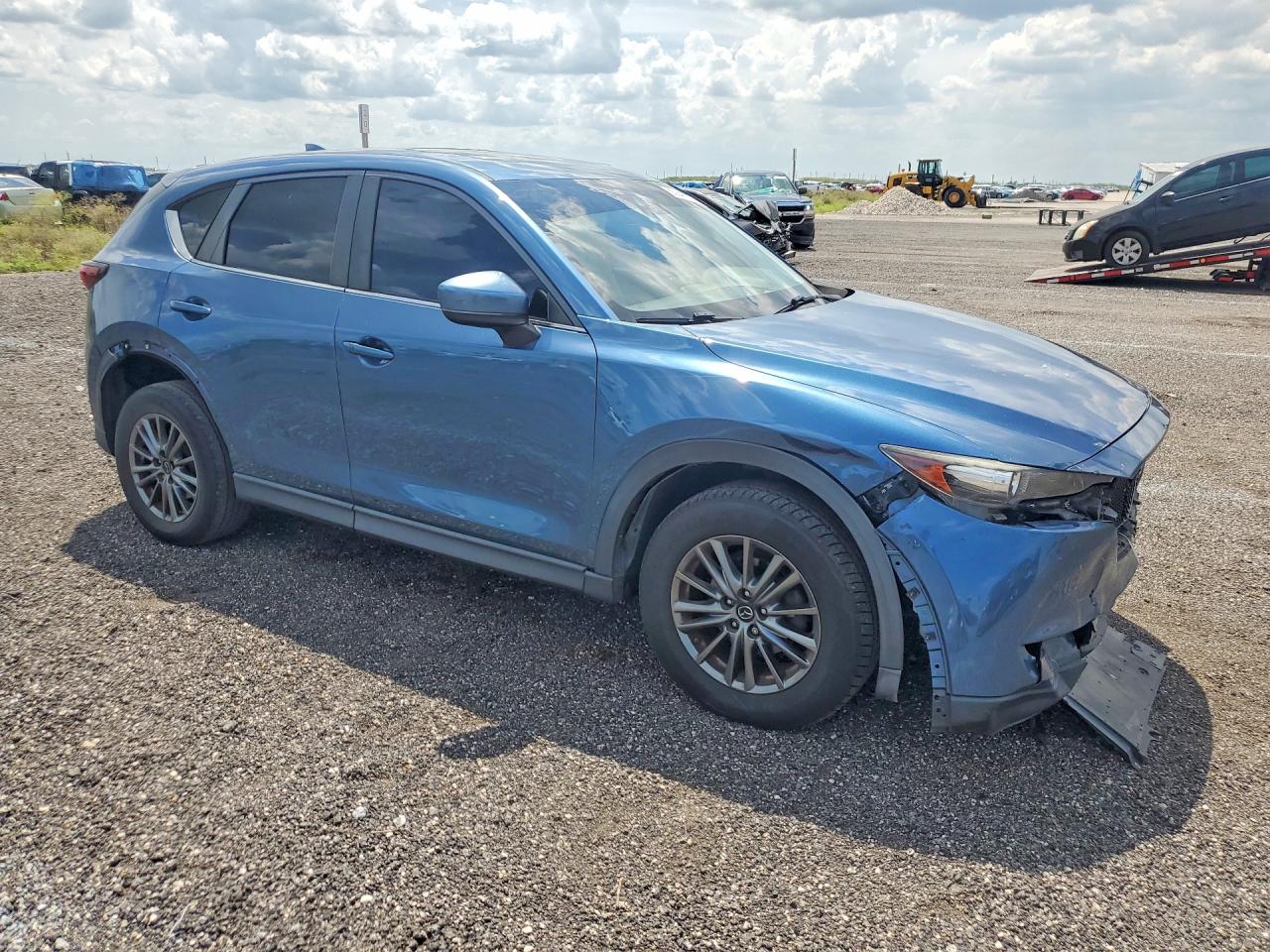 2017 Mazda Cx-5 Touring Blue vin: JM3KFACL4H0104738