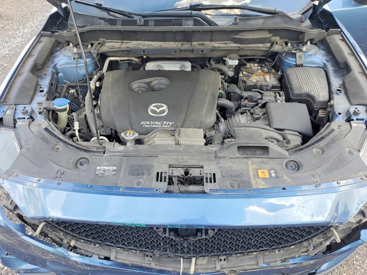 2017 Mazda Cx-5 Touring Blue vin: JM3KFACL4H0104738