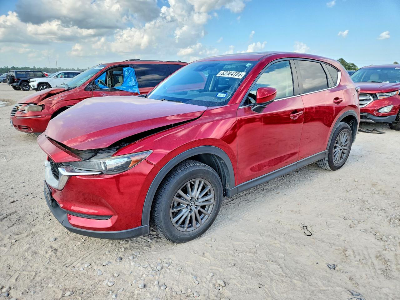 2017 Mazda Cx-5 Touring Red vin: JM3KFACL9H0195781