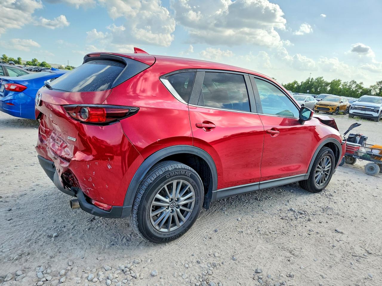 2017 Mazda Cx-5 Touring Red vin: JM3KFACL9H0195781