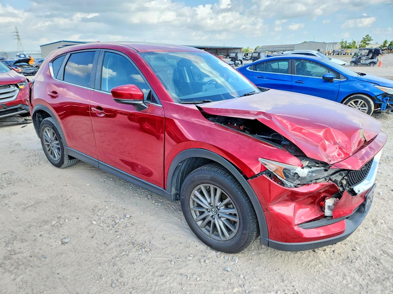 2017 Mazda Cx-5 Touring Red vin: JM3KFACL9H0195781