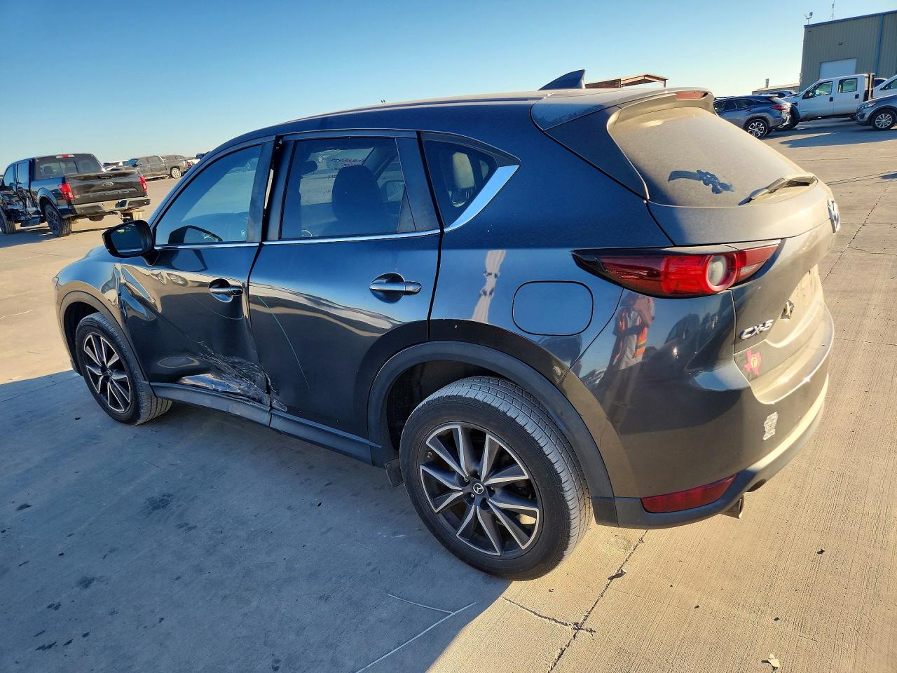2018 Mazda Cx-5 Touring Gray vin: JM3KFACM0J1329604