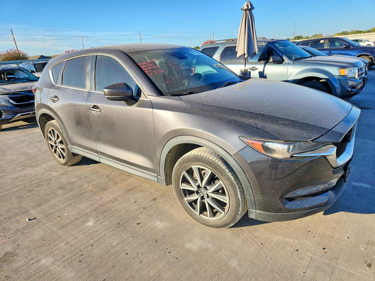 2018 Mazda Cx-5 Touring Gray vin: JM3KFACM0J1329604