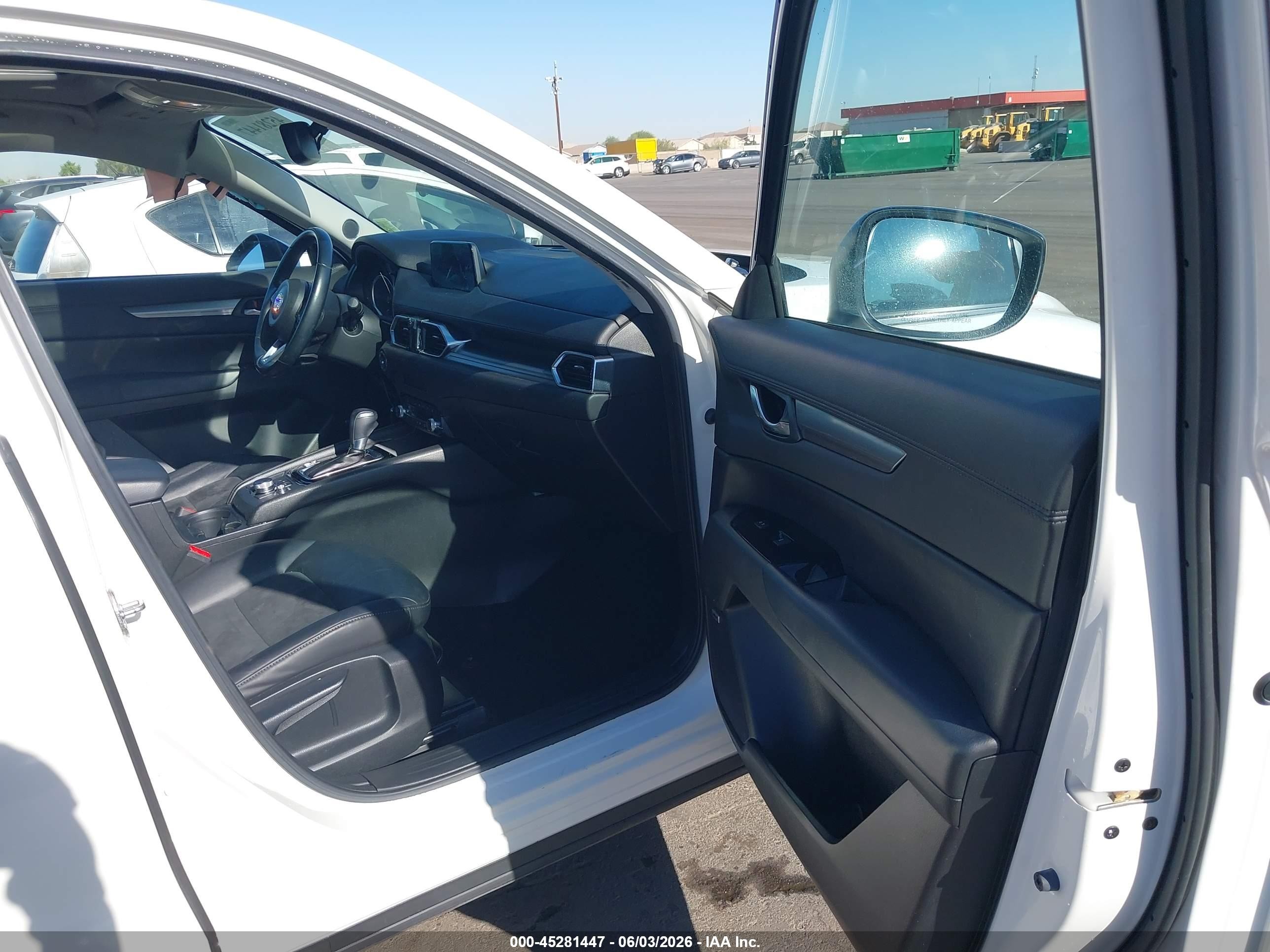 2019 Mazda Cx-5 Touring White vin: JM3KFACM0K0698650