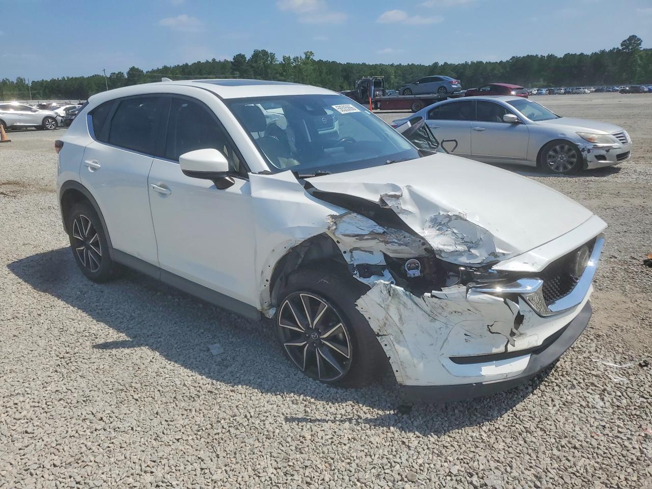 2018 Mazda Cx-5 Touring Белый vin: JM3KFACM1J0407569
