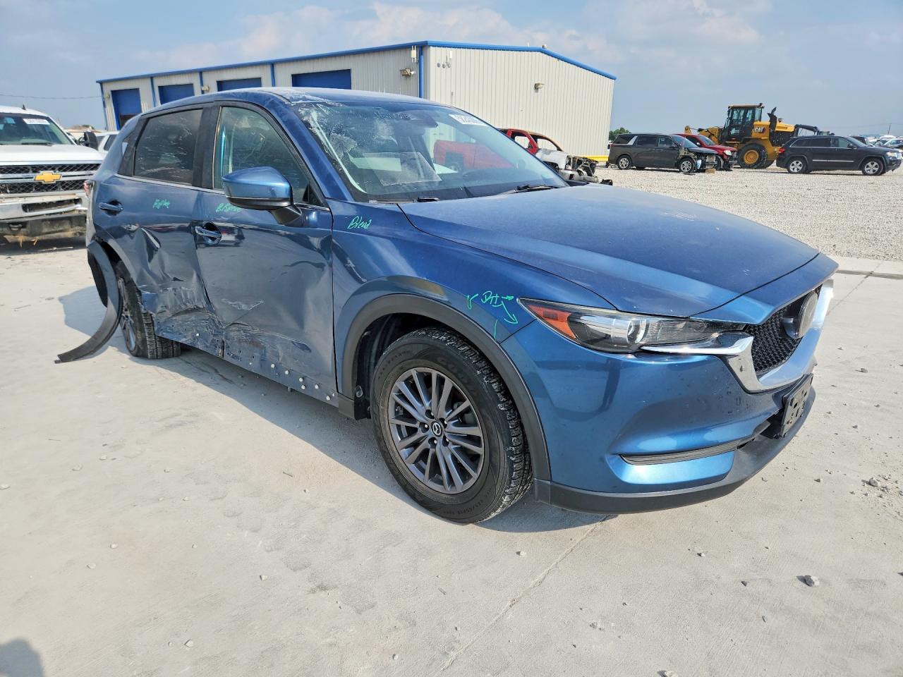 2019 Mazda Cx-5 Touring Blue vin: JM3KFACM1K1576292
