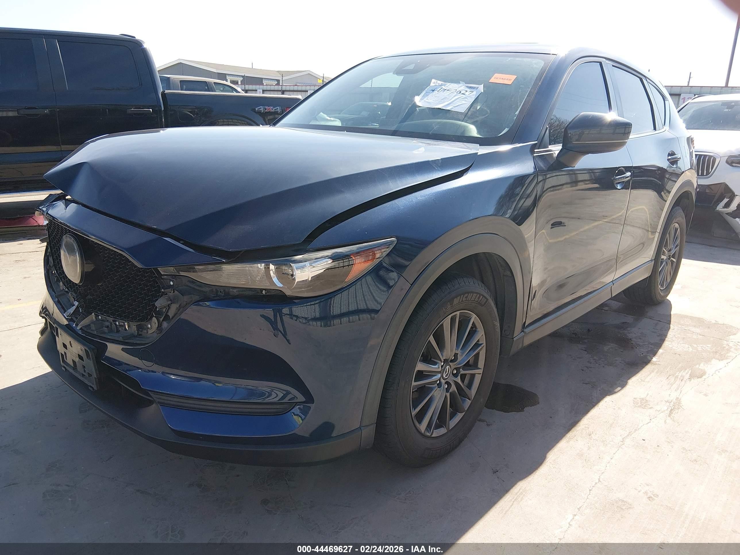 2019 Mazda Cx-5 Touring Dark Blue vin: JM3KFACM2K1537646