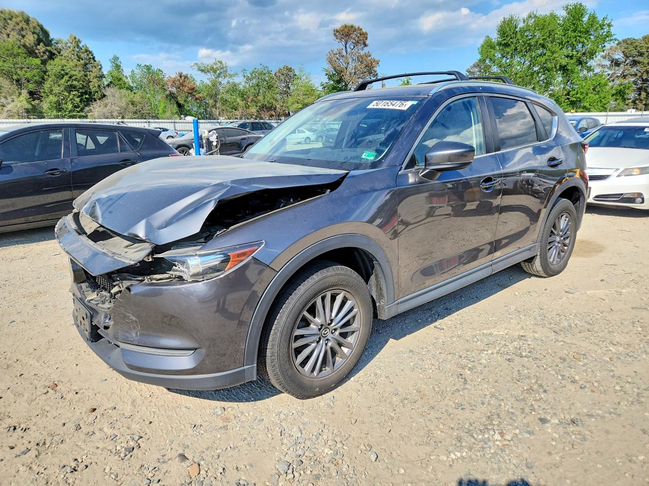 2019 Mazda Cx-5 Touring Gray vin: JM3KFACM3K1649050