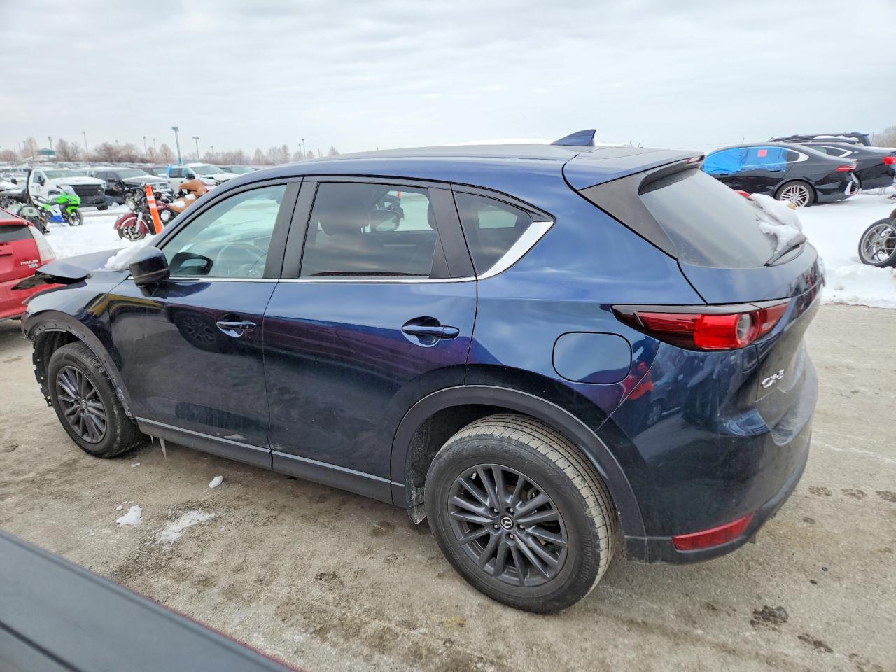 2020 Mazda Cx-5 Touring Blue vin: JM3KFACM3L0850163