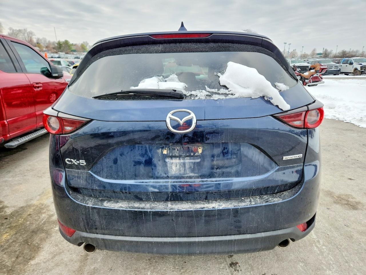 2020 Mazda Cx-5 Touring Blue vin: JM3KFACM3L0850163