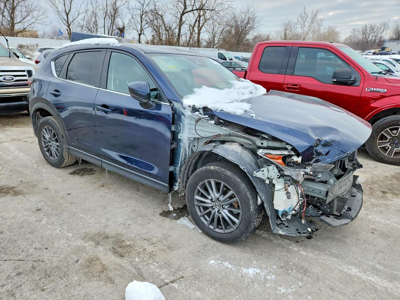 2020 Mazda Cx-5 Touring Blue vin: JM3KFACM3L0850163
