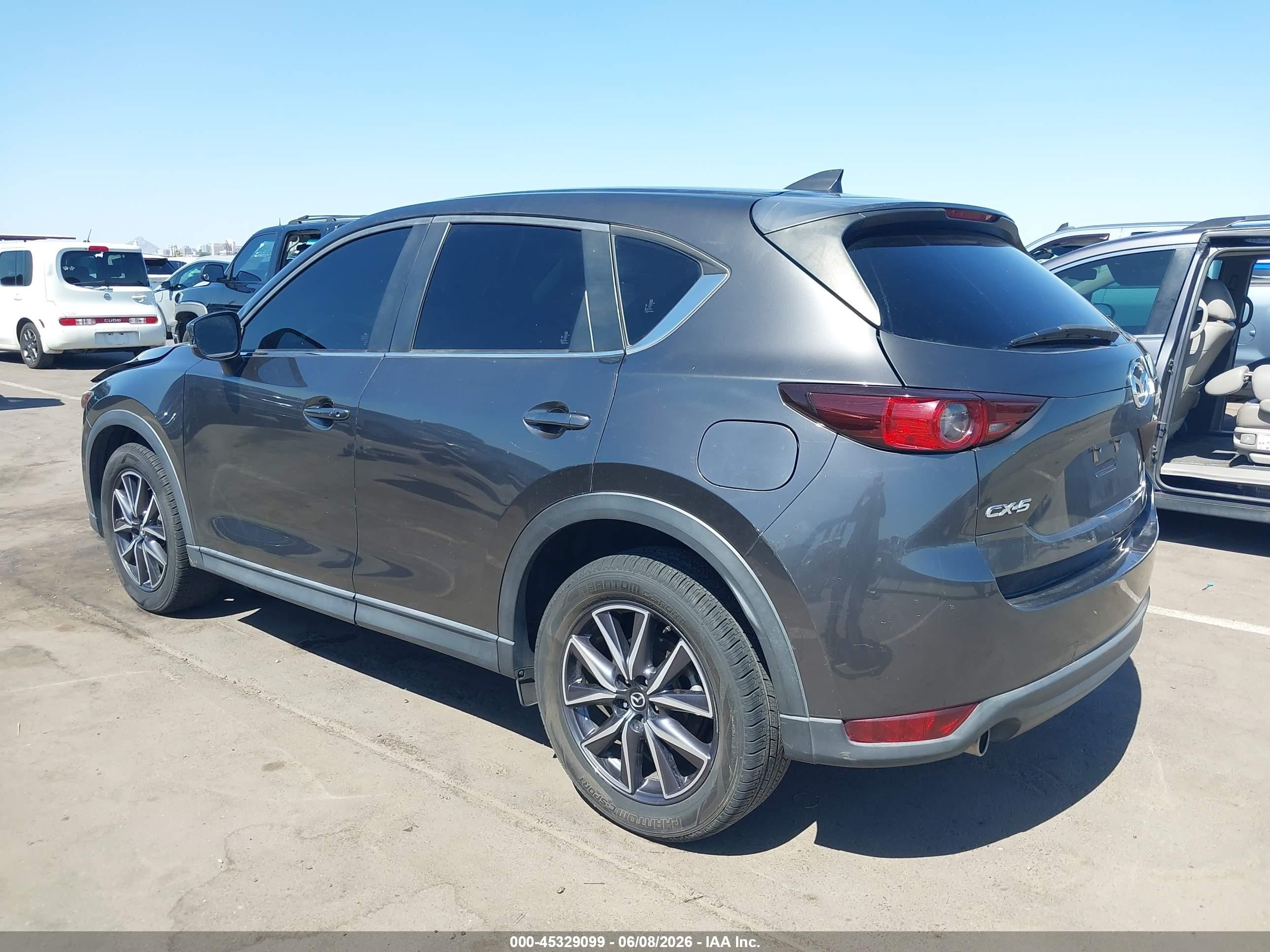 2018 Mazda Cx-5 Touring Gray vin: JM3KFACM4J1370317