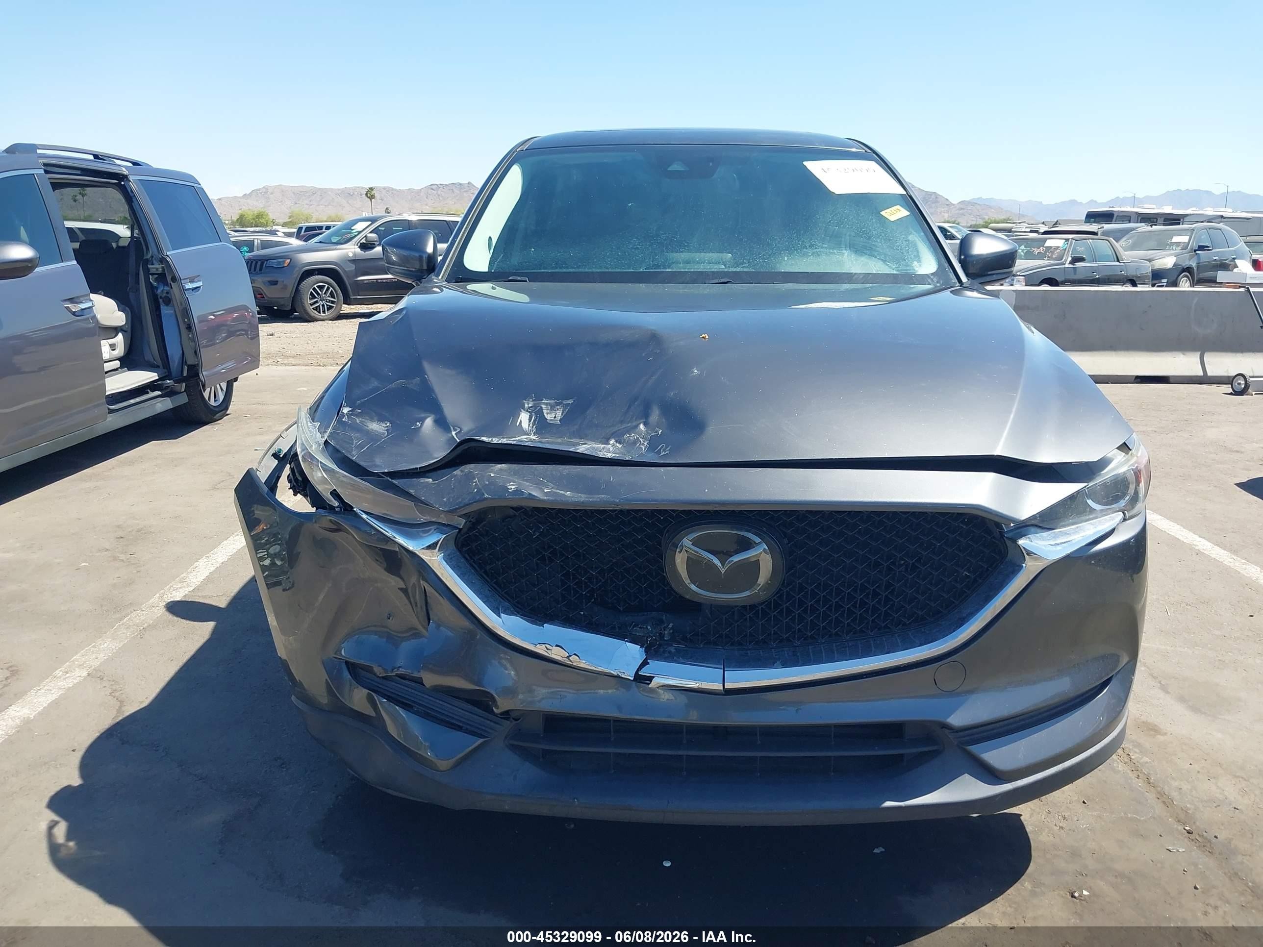 2018 Mazda Cx-5 Touring Gray vin: JM3KFACM4J1370317