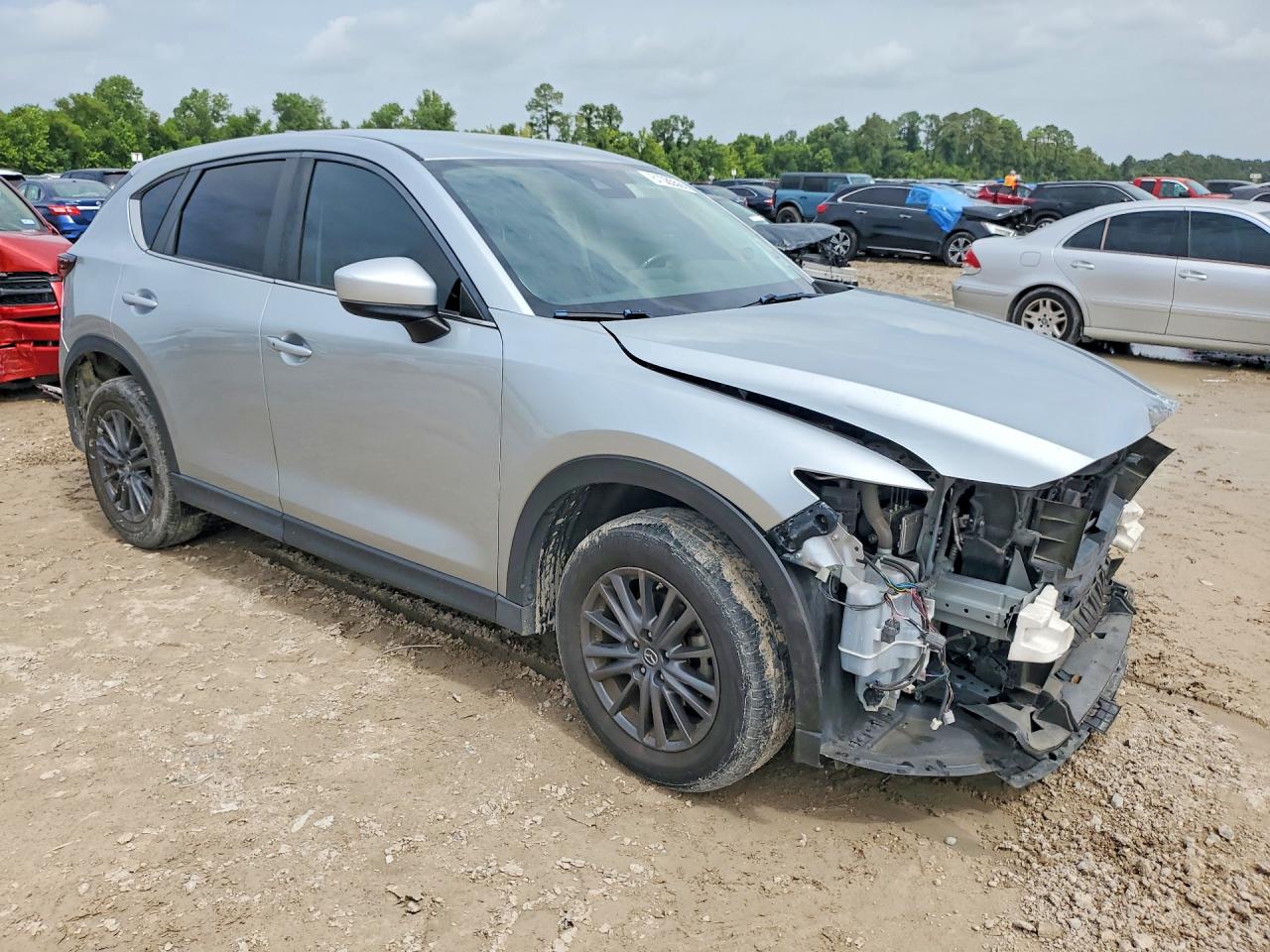 2020 Mazda Cx-5 Touring Silver vin: JM3KFACM5L0792167