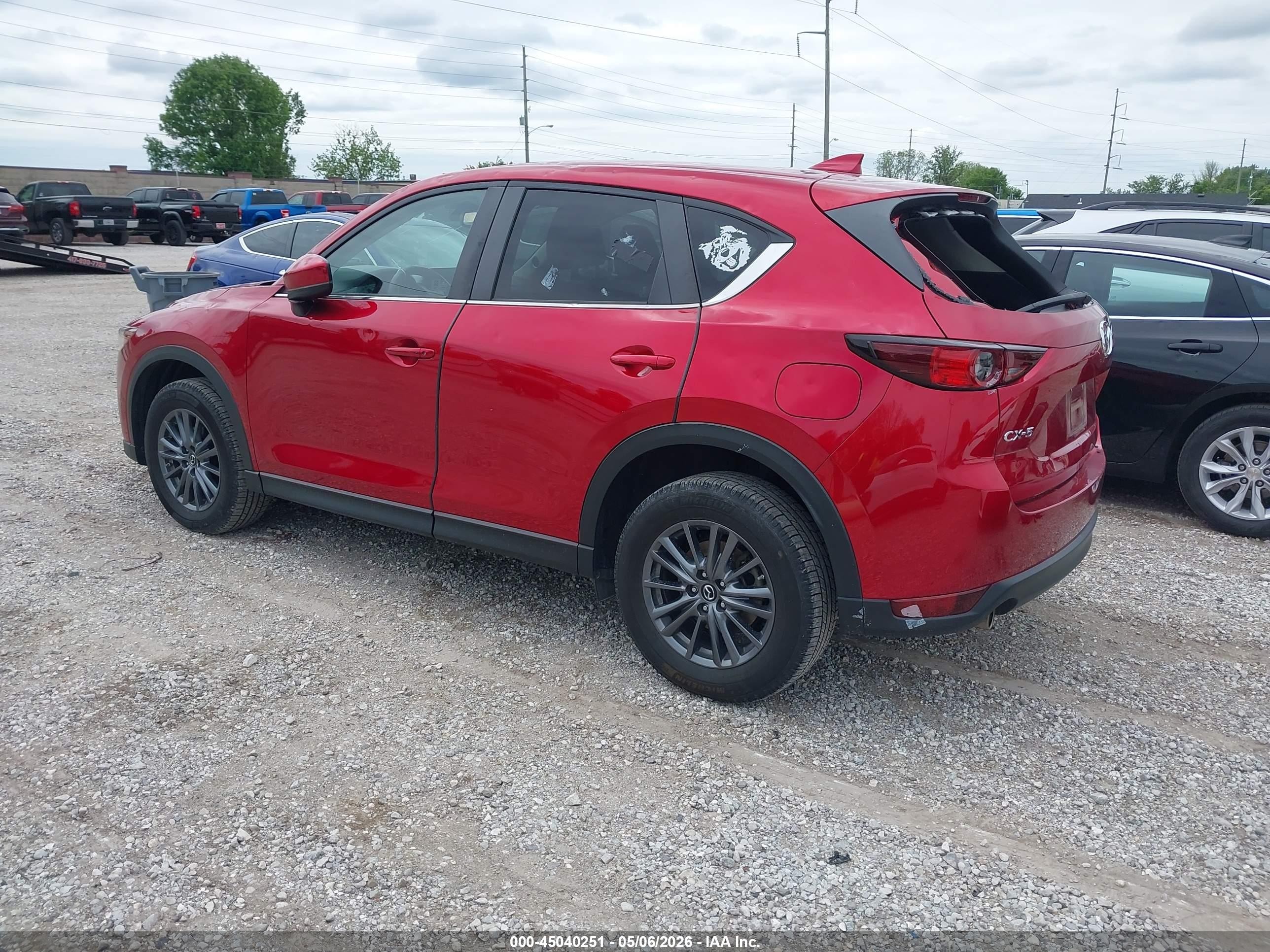 2020 Mazda Cx-5 Touring Red vin: JM3KFACM5L0813633