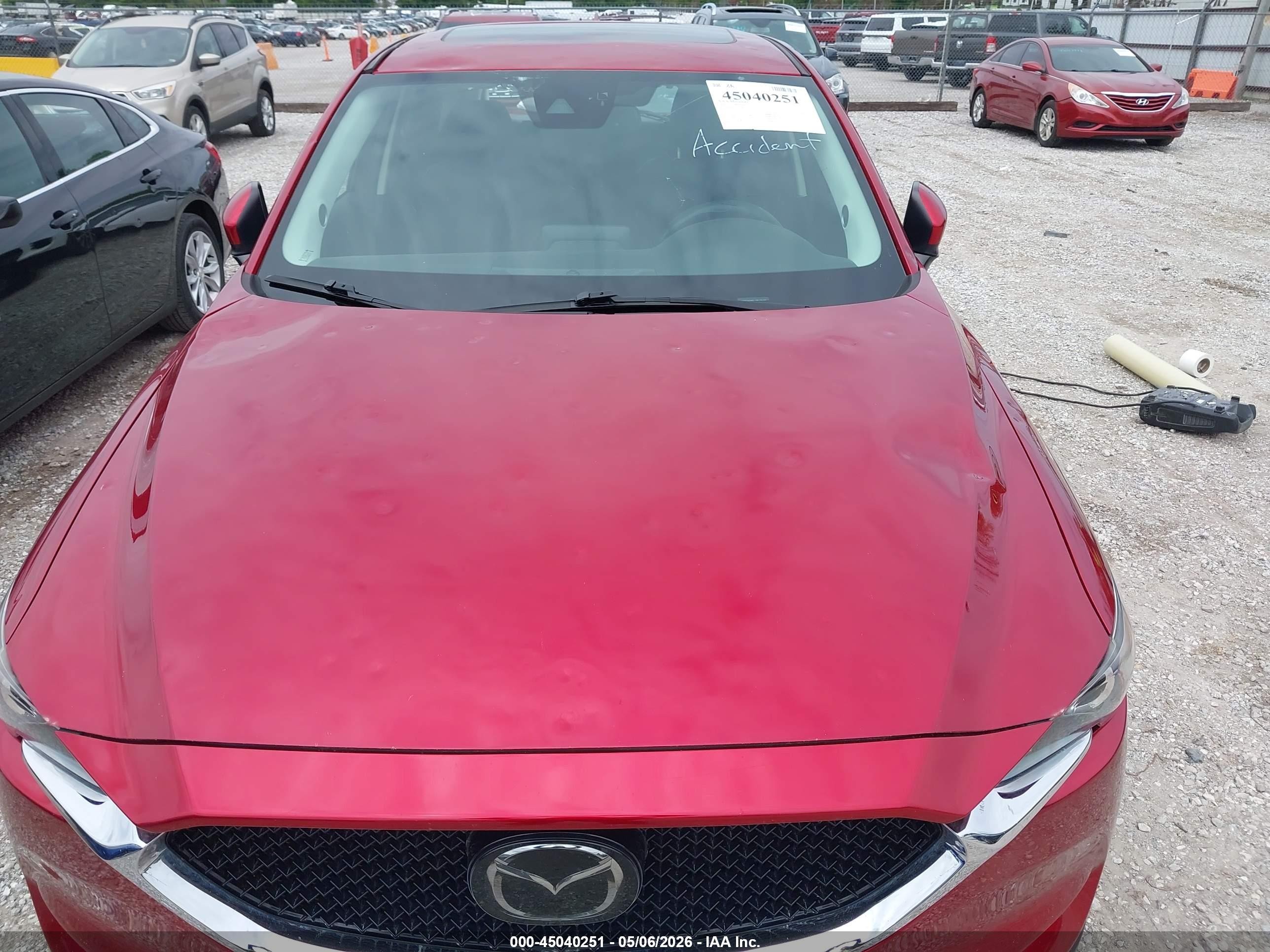 2020 Mazda Cx-5 Touring Red vin: JM3KFACM5L0813633
