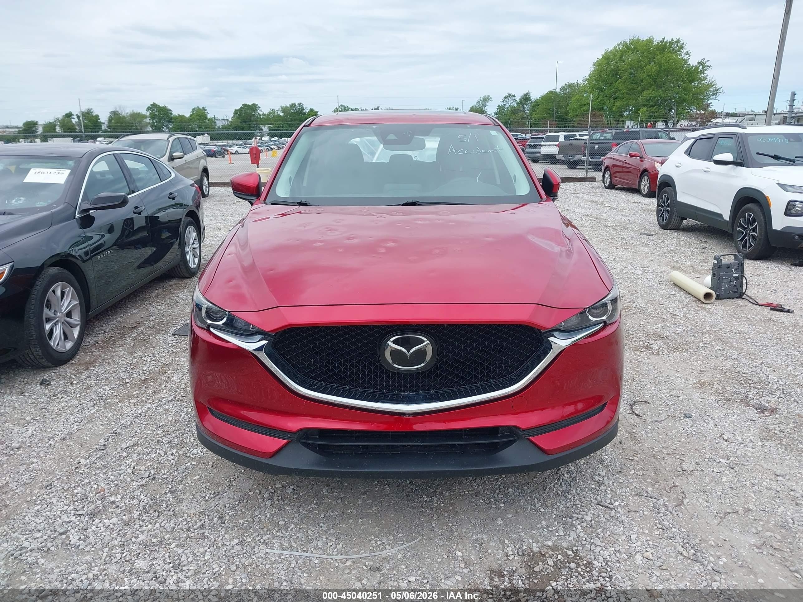2020 Mazda Cx-5 Touring Red vin: JM3KFACM5L0813633