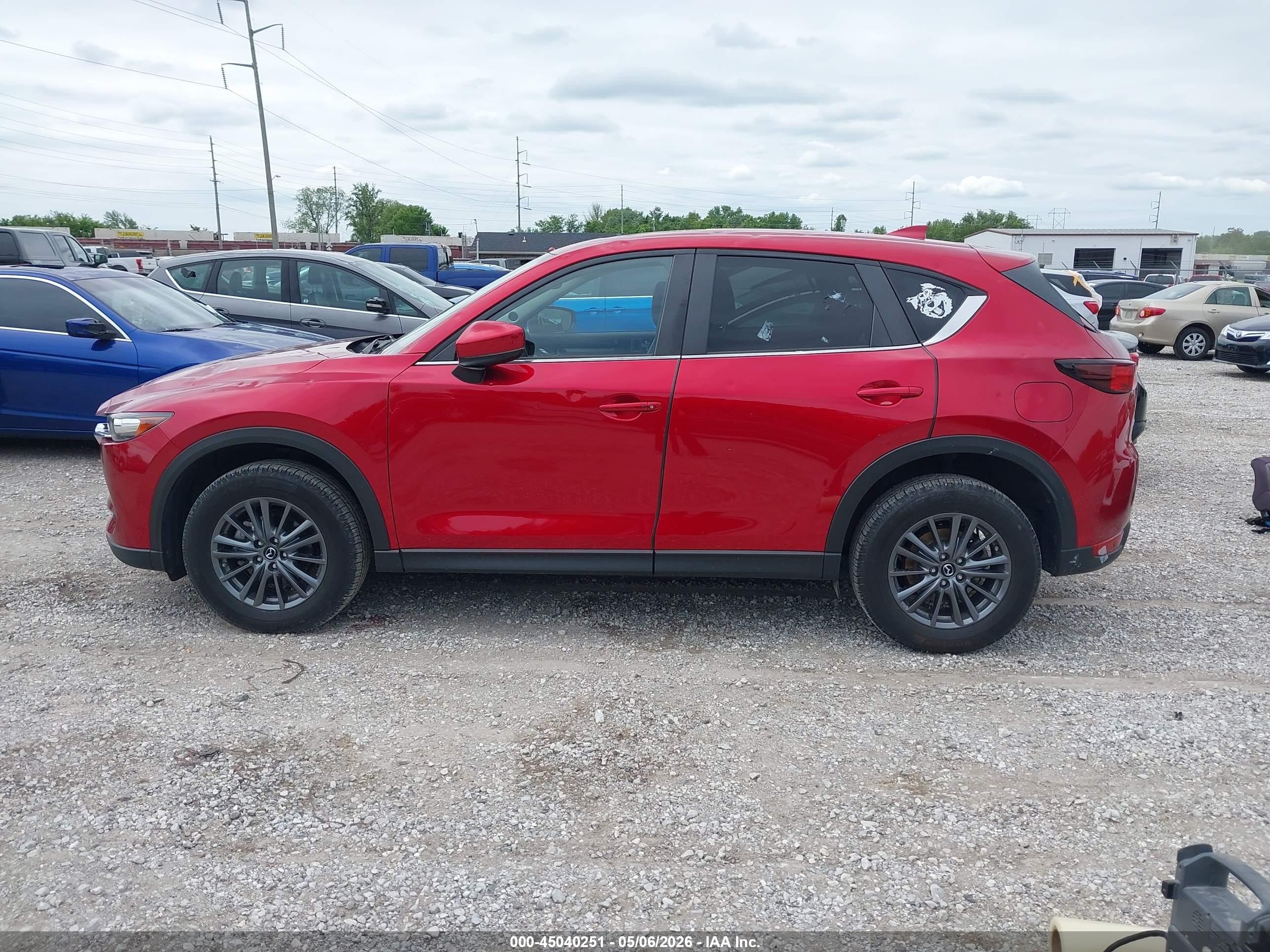 2020 Mazda Cx-5 Touring Red vin: JM3KFACM5L0813633