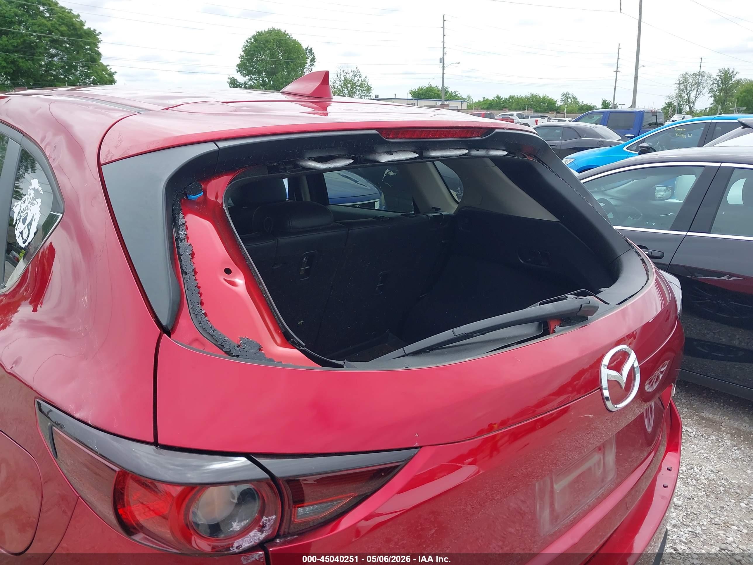 2020 Mazda Cx-5 Touring Red vin: JM3KFACM5L0813633