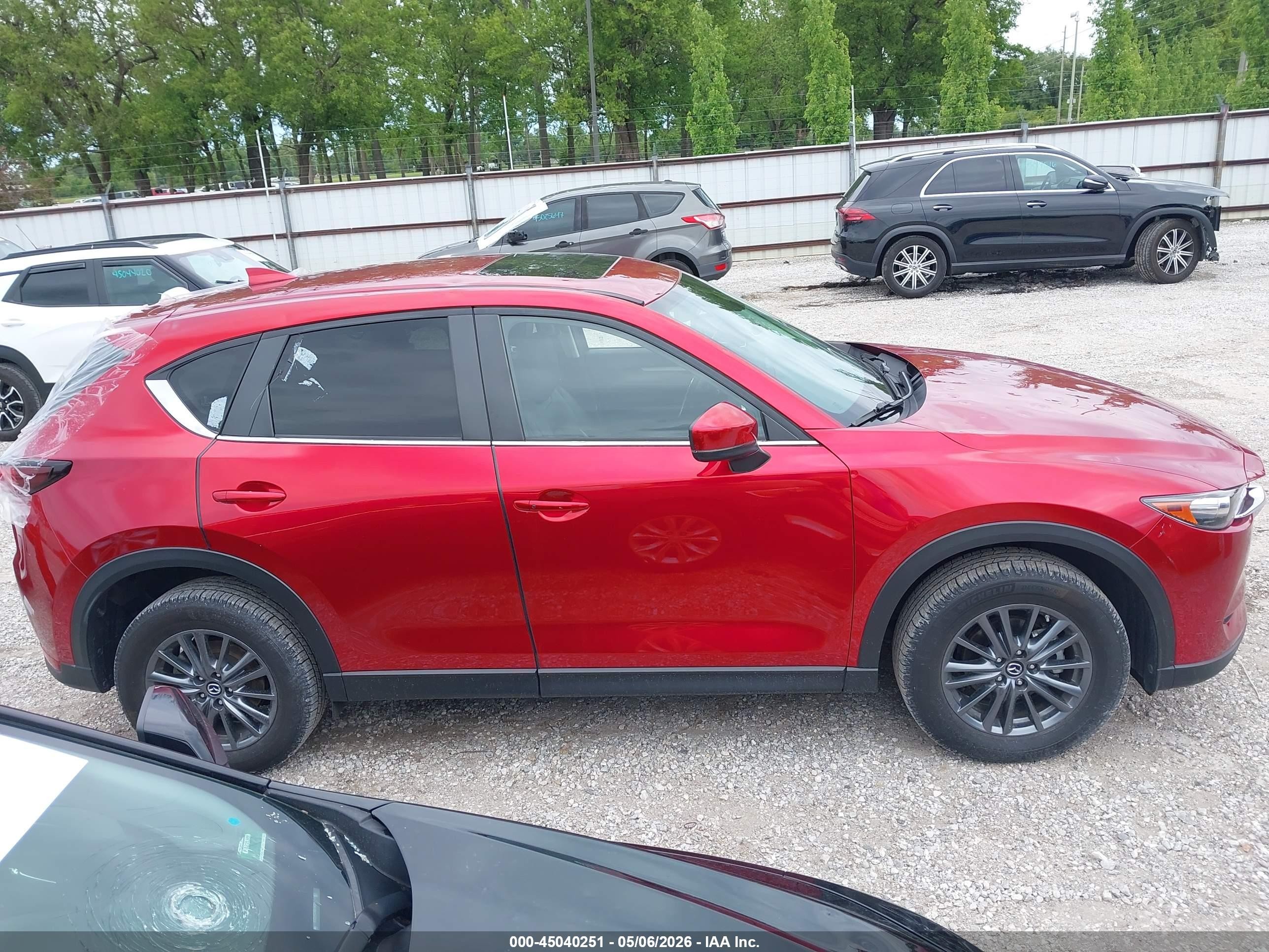 2020 Mazda Cx-5 Touring Red vin: JM3KFACM5L0813633