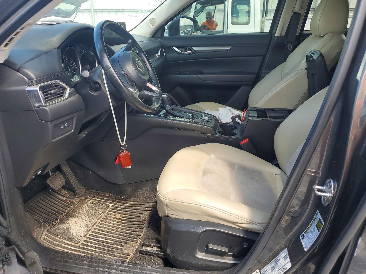 2021 Mazda Cx-5 Touring Gray vin: JM3KFACM5M1324838