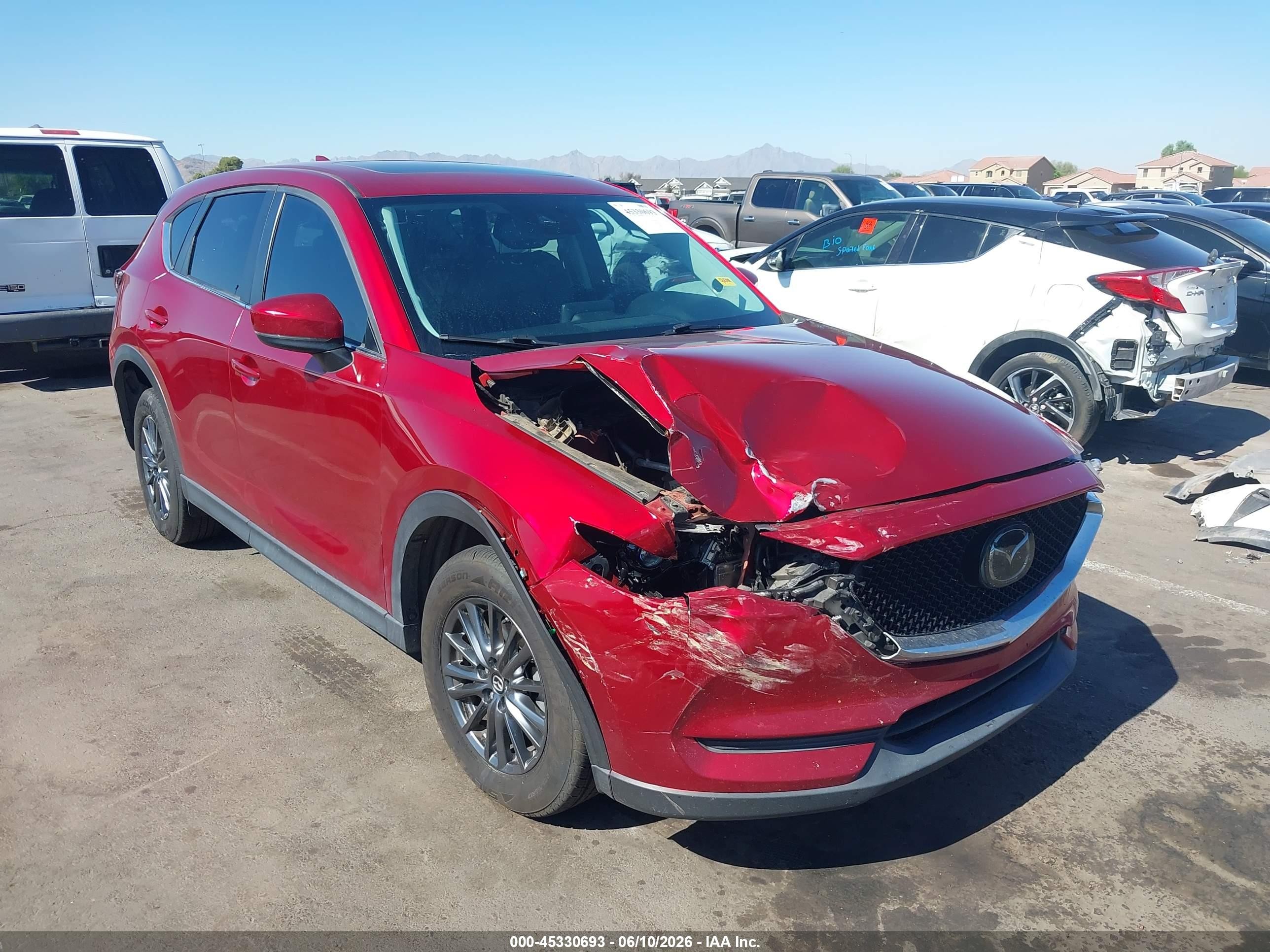 2019 Mazda Cx-5 Touring Красный vin: JM3KFACM6K1576269