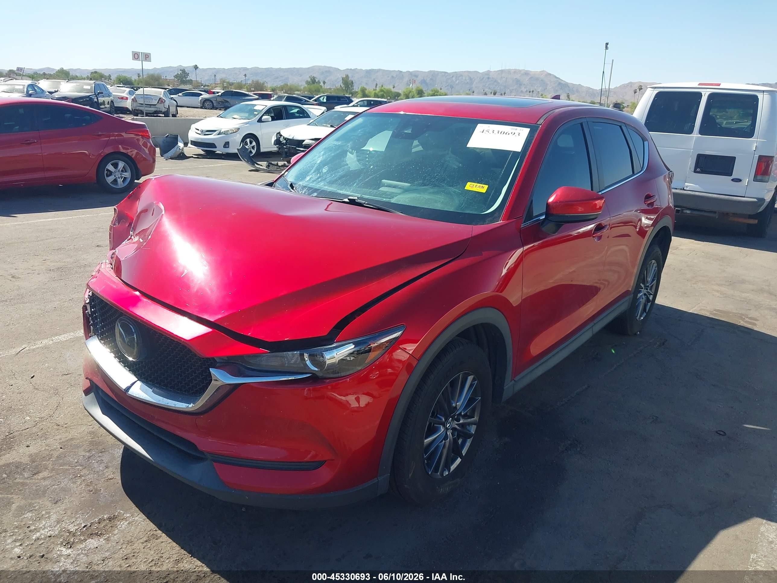 2019 Mazda Cx-5 Touring Красный vin: JM3KFACM6K1576269