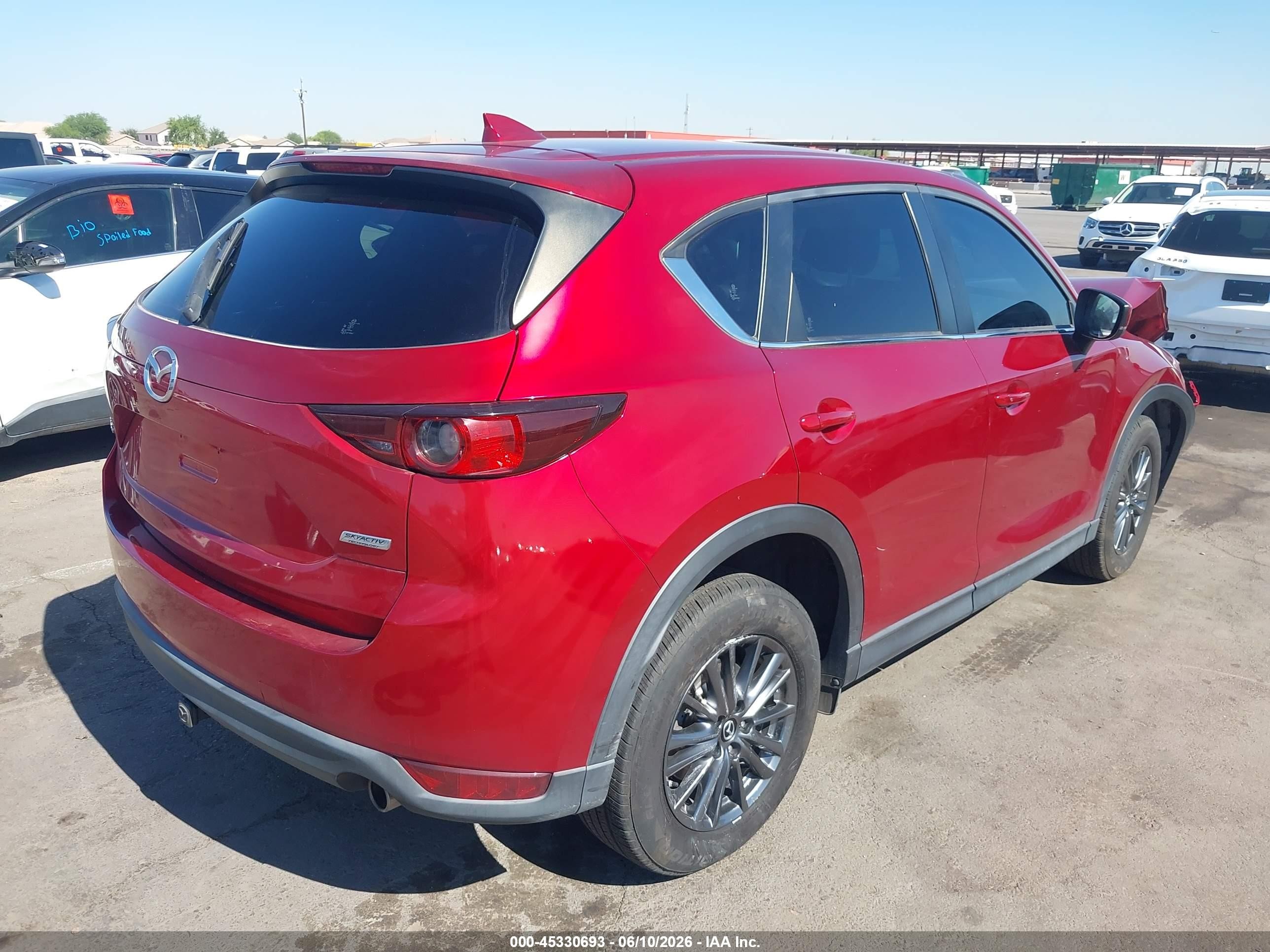 2019 Mazda Cx-5 Touring Красный vin: JM3KFACM6K1576269
