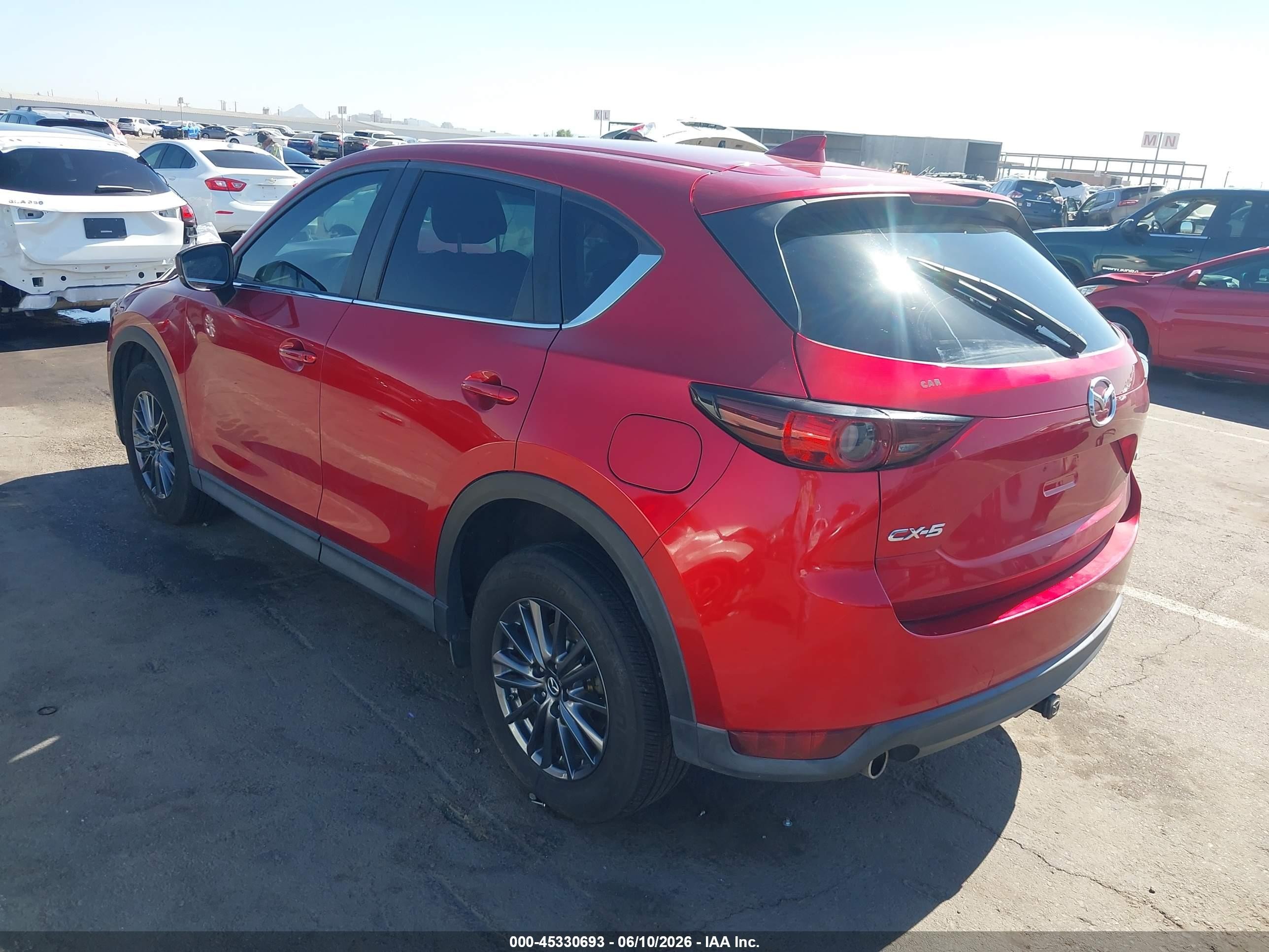 2019 Mazda Cx-5 Touring Красный vin: JM3KFACM6K1576269
