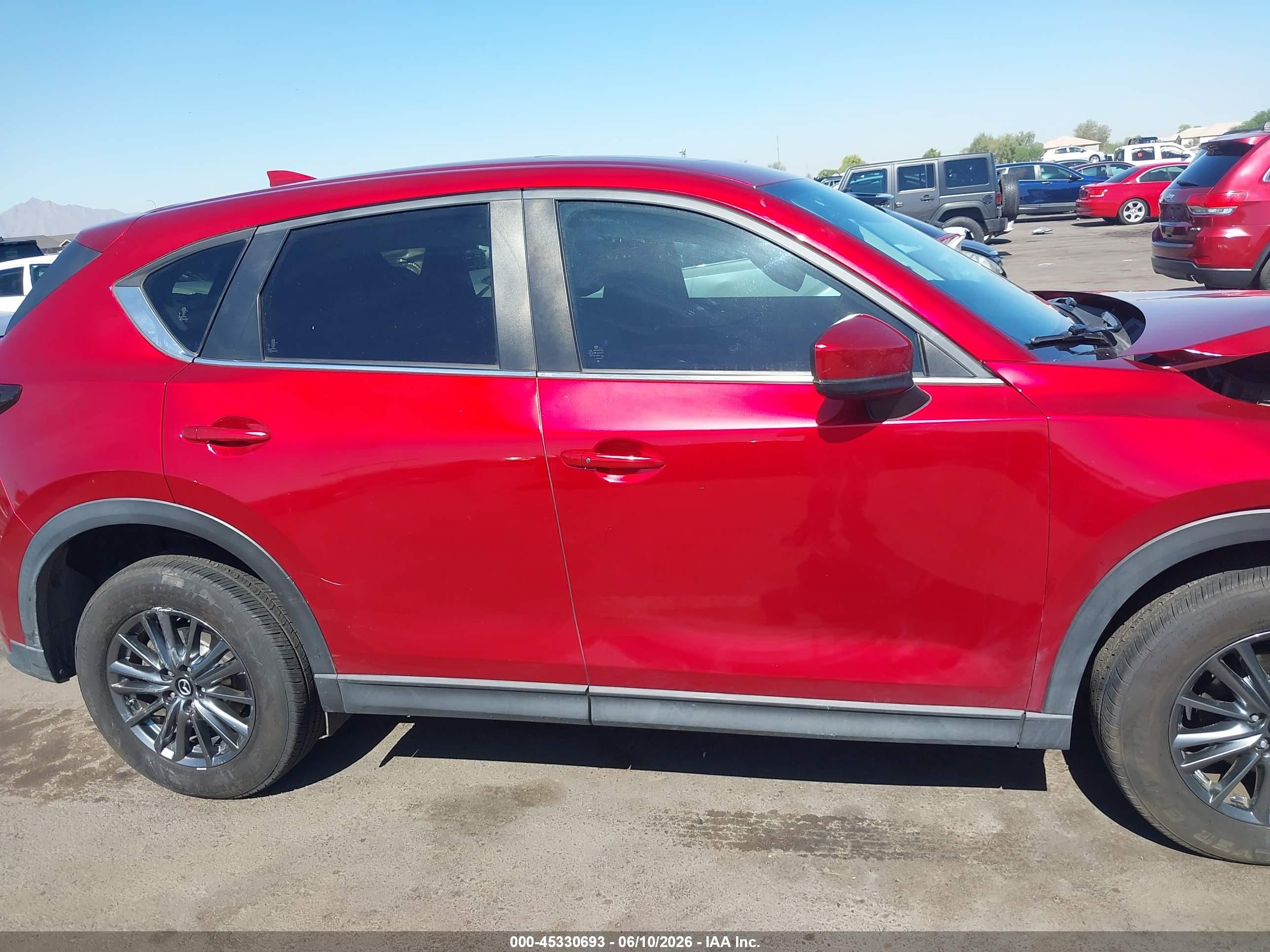 2019 Mazda Cx-5 Touring Красный vin: JM3KFACM6K1576269