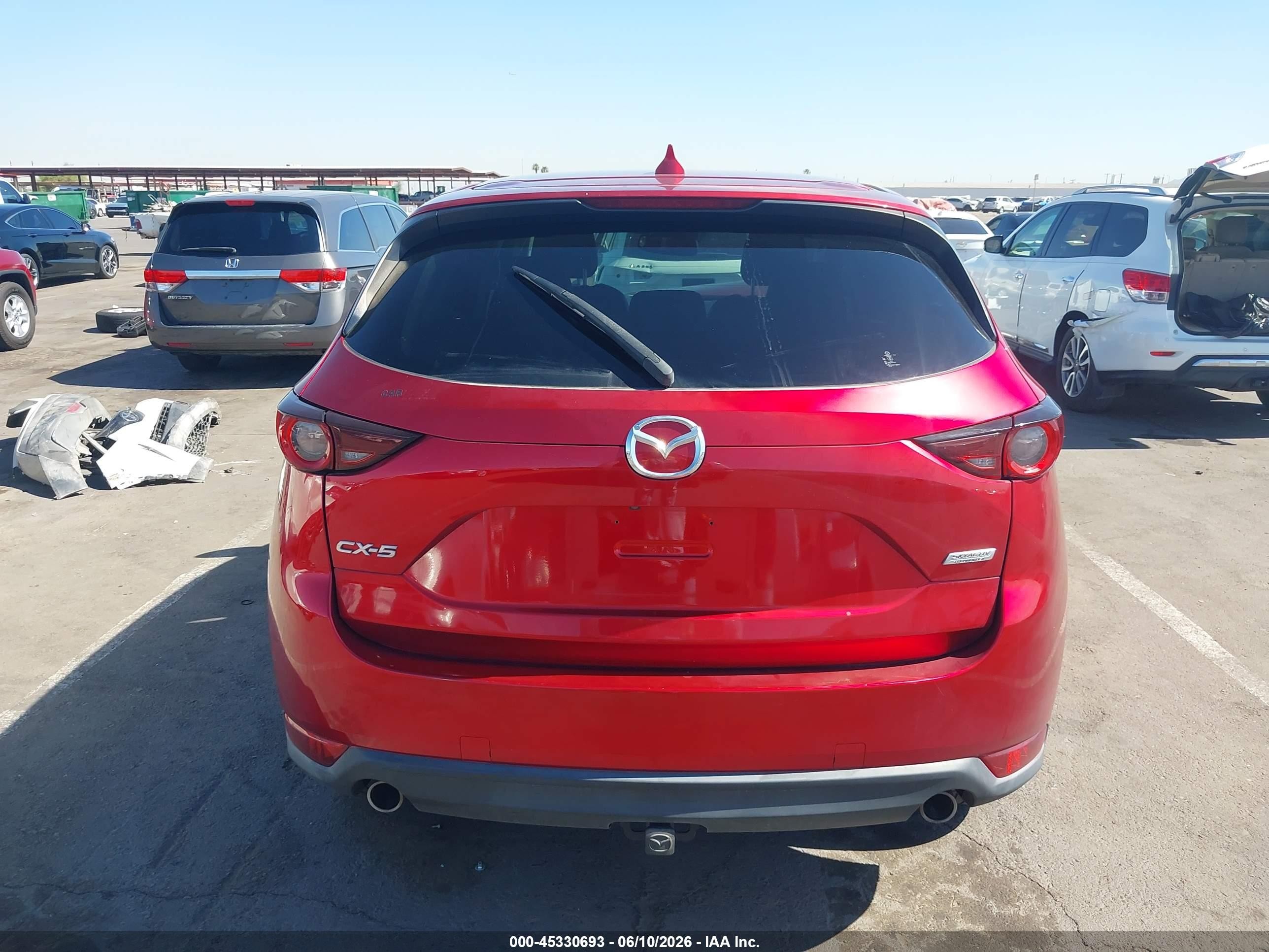 2019 Mazda Cx-5 Touring Красный vin: JM3KFACM6K1576269