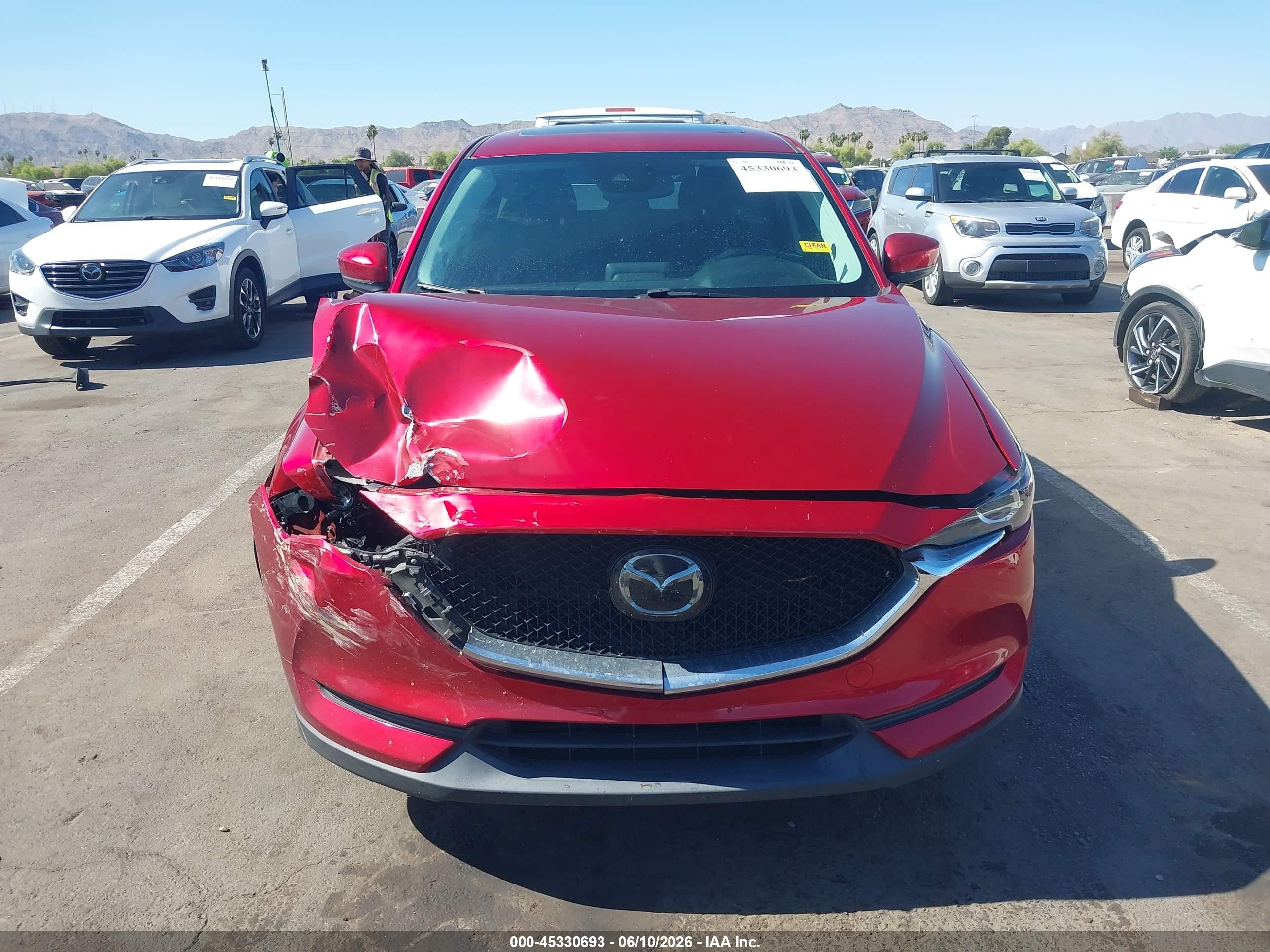 2019 Mazda Cx-5 Touring Красный vin: JM3KFACM6K1576269